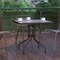 Flash Furniture Barker 31.5'' Bronze Square Tempered Glass Metal Table TLH-073A-2-BZ-GG - alternate 5
